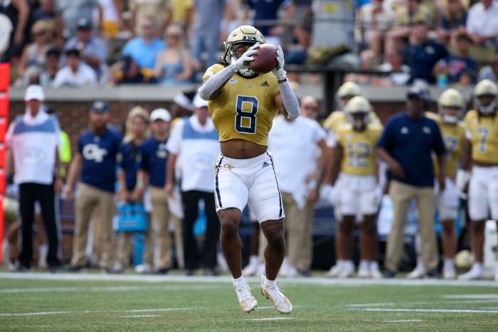 Georgia Tech wide receiver Nate McCollum